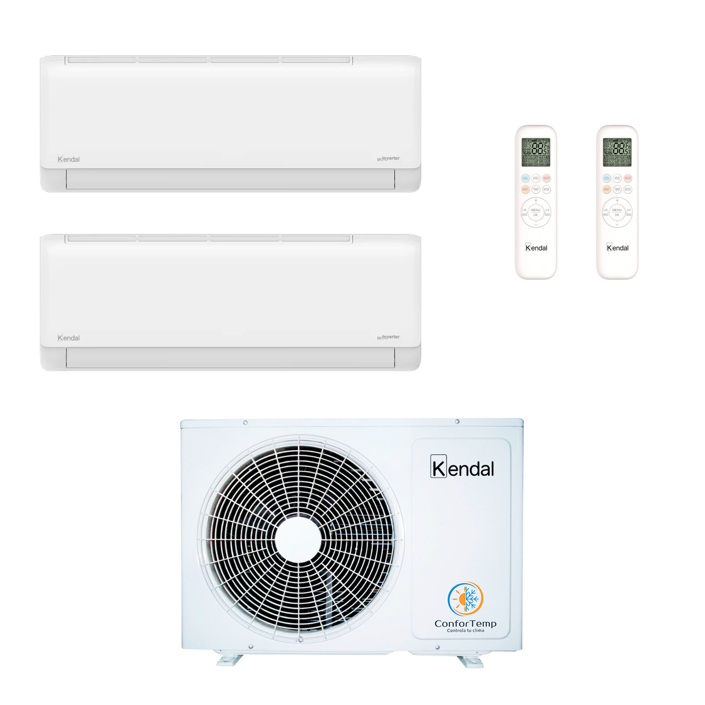 Multi-Split Wifi Inverter R32 7.000 + 12.000 Btu (UE 18.000 BTU) - Kendal
