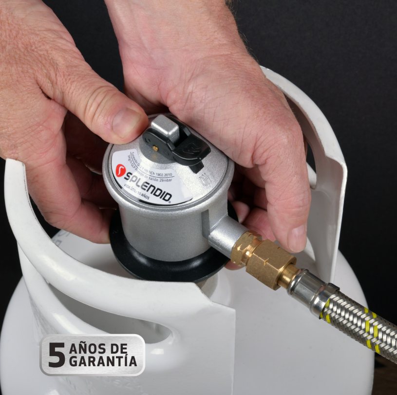 Regulador De Gas Licuado Splendid De 5-11-15kg Certificado