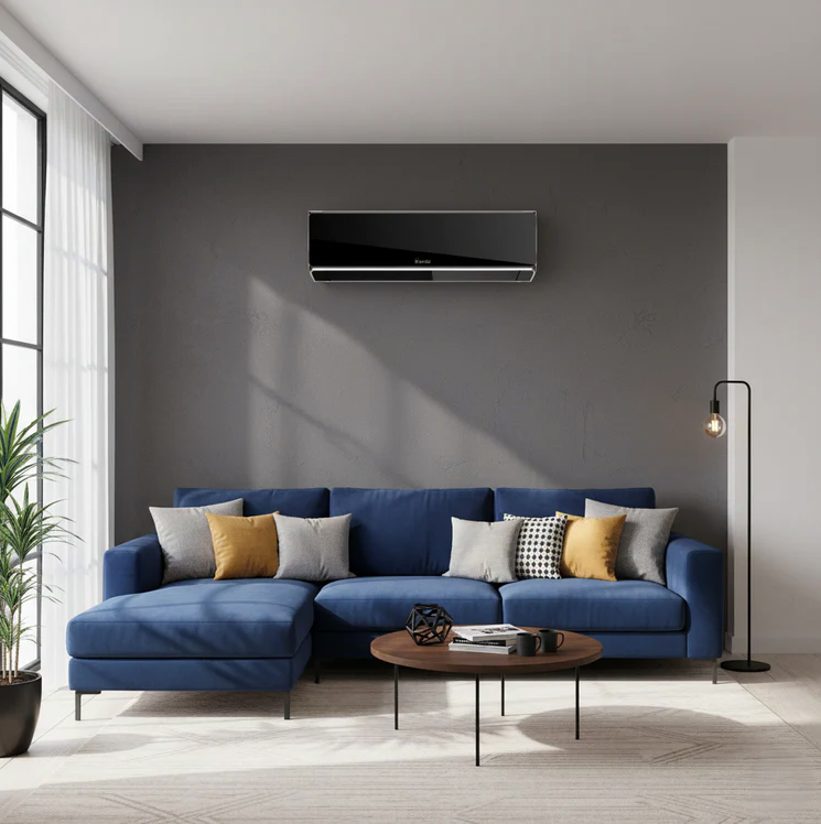 Aire Acondicionado Inverter Negro Black Mirror 18.000 btu - Kendal
