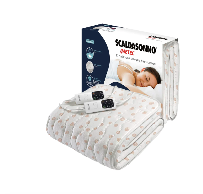 Calientacama Coton Adapto 2 Plazas 150X160 cm Algodón - Scaldasonno