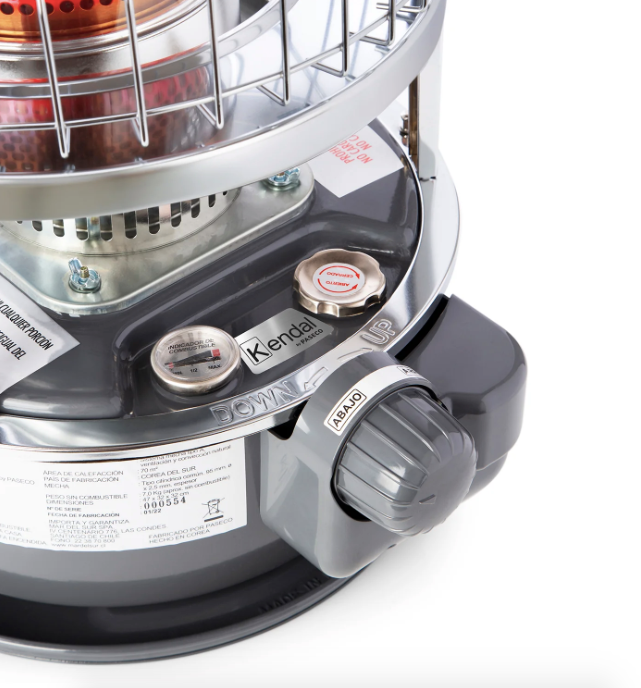 Estufa a parafina KPM-3300 Gris - Kendal