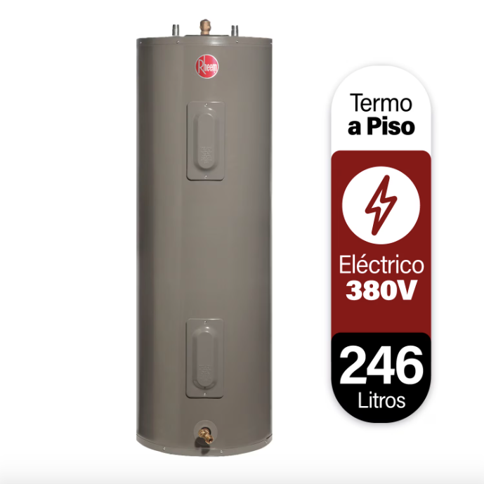 Termo eléctrico de piso 246 litros 380V - Rheem