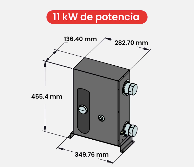 Calentador Eléctrico para Piscina, Jacuzzi y Spa E3T 11kW - Rheem
