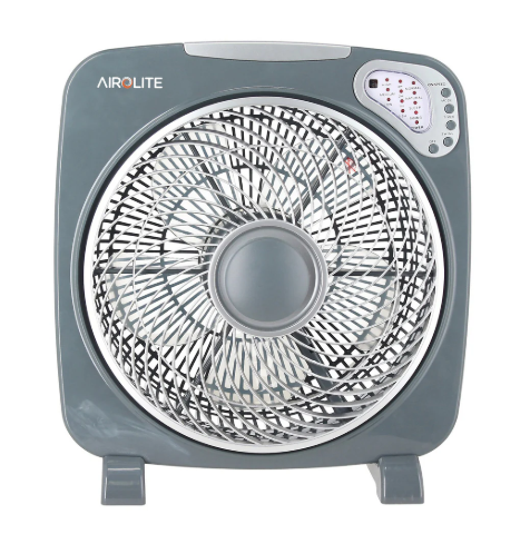 VENTILADOR PISO/MESA 12" C/R Y TIMER AIROLITE