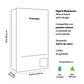 Calefont 14 Litros Tiro Natural Gas Natural Templatech Fullcontrol - Splendid