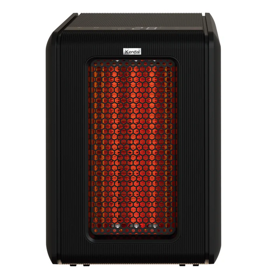 Estufa infrarroja Golden Tube KEI-GOLDEN01 Negra