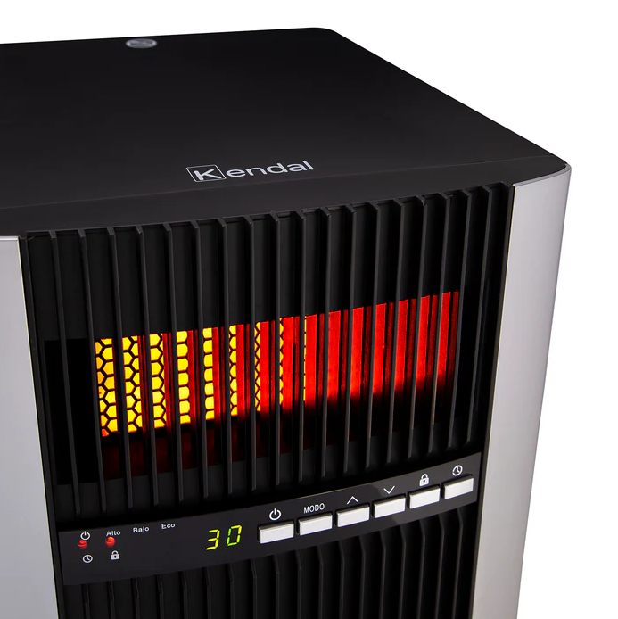 Estufa Infrarrojo Cuarzo 1500 W Control remoto
