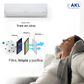 Aire Acondicionado 18.000 btu ON/OFF Convencional - AKL