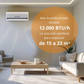 Aire Acondicionado 12.000 BTU AASMI 12 ATI Inverter Wifi R32 - Airolite