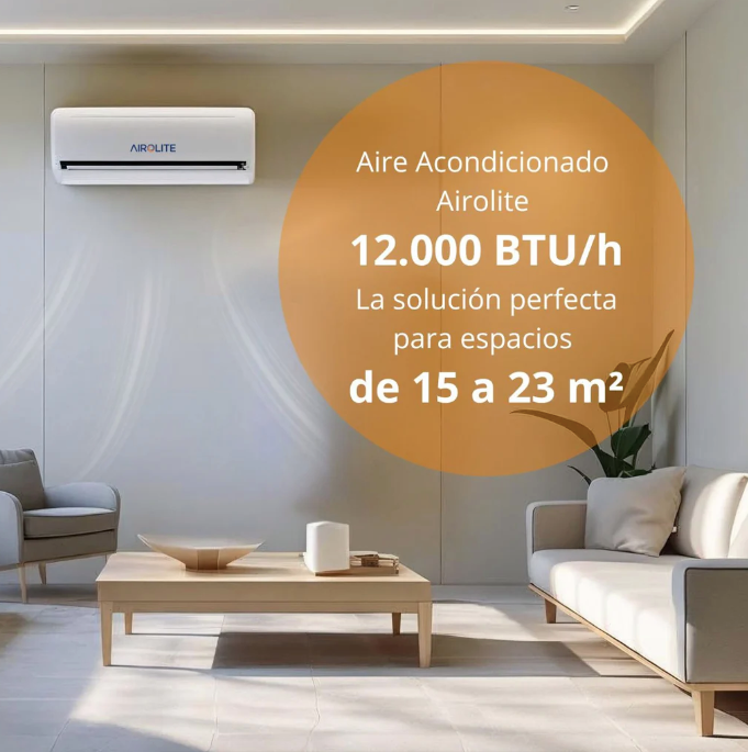 Aire Acondicionado 12.000 BTU AASMI 12 ATI Inverter Wifi R32 - Airolite