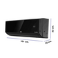 Aire Acondicionado 18.000 BTU Inverter Wifi Premium Black - AKL