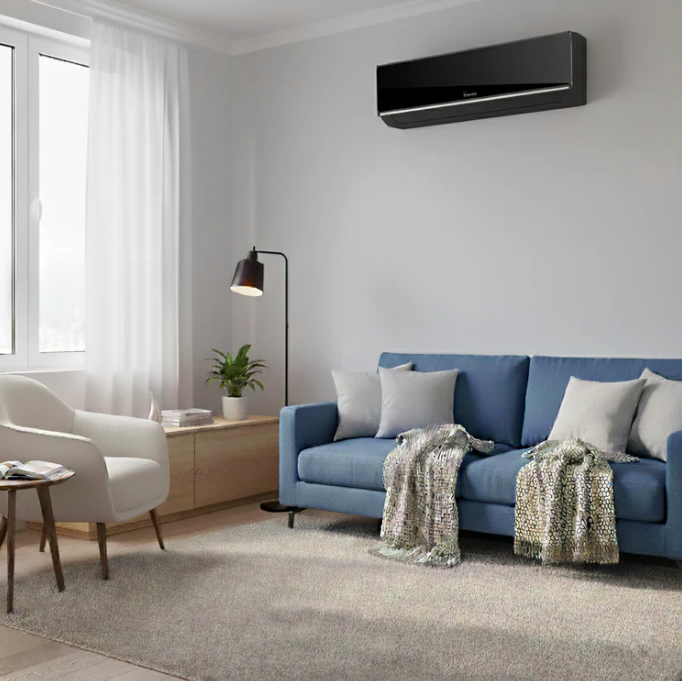 Aire Acondicionado Inverter Negro Black Mirror 12.000 btu/hr - Kendal