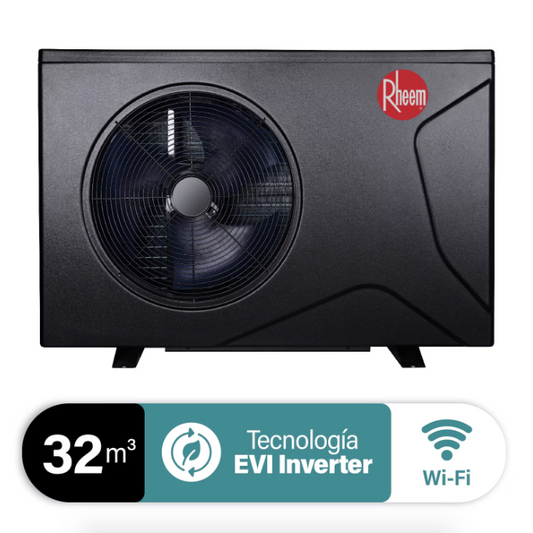 Bomba de calor / Calentador de Piscina Full Inverter Crosswind 32m3 9,5kW - Rheem