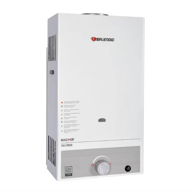 Calefont 10 Litros Tiro Natural Gas Licuado Master - Splendid