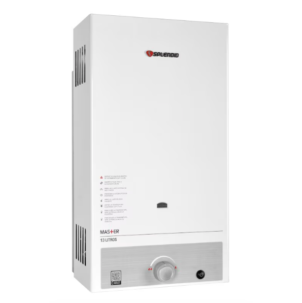 Calefont 13 Litros Tiro Natural Gas Natural Master - Splendid