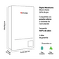 Calefont 16 Litros Tiro Natural Gas Licuado Templatech Fullcontrol - Splendid