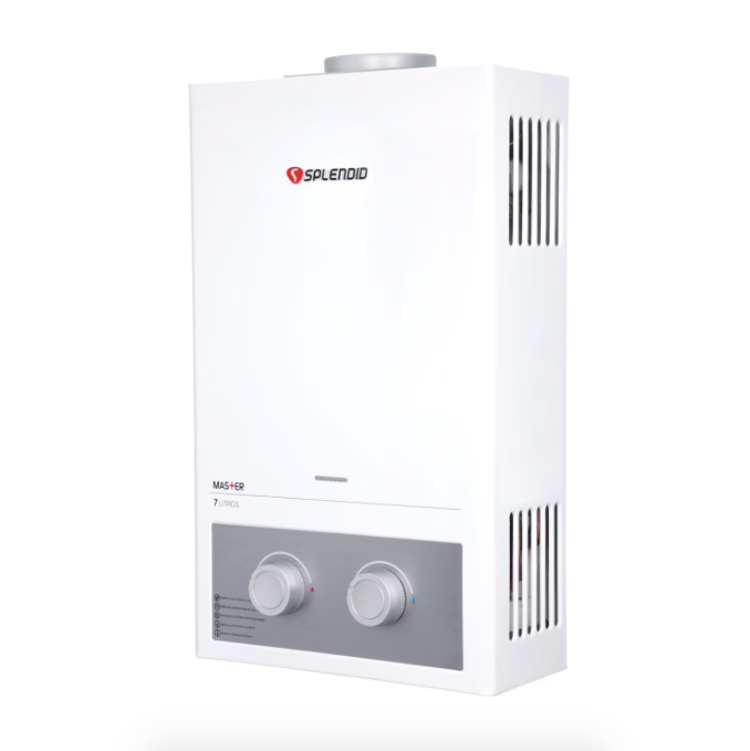 Calefont 7 Litros Tiro Natural Gas Licuado Master - Splendid