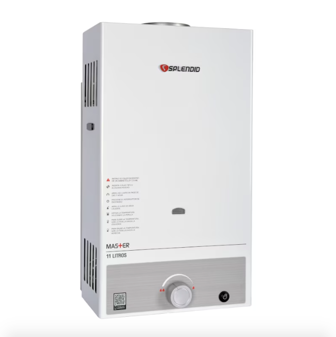 Calefont 11 Litros Tiro Natural Gas Licuado Master - Splendid