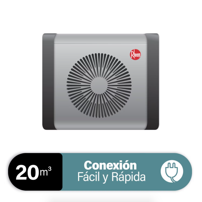 Bomba de calor / Calentador de Piscina pequeña Crosswind 20 m3 5kW - Rheem