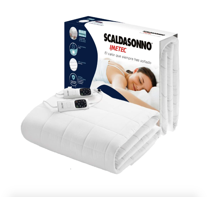 Calientacama Maxi Adapto 100% algodón 2 Plazas 200X150 cm - Scaldasonno