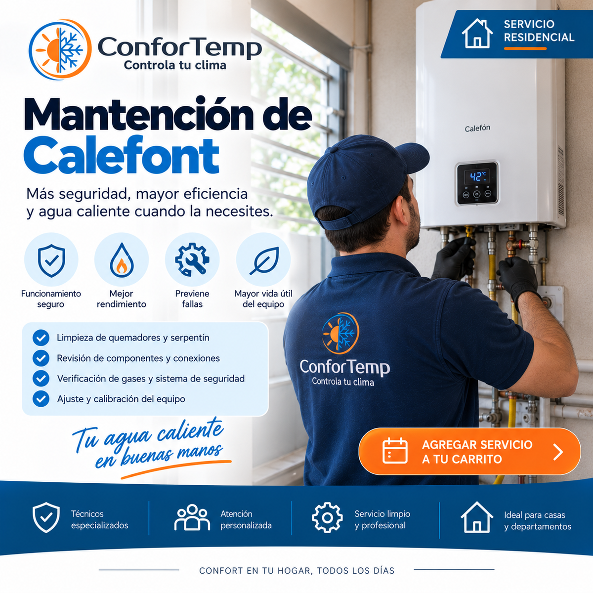 Servicio de Mantenimiento de Calefont