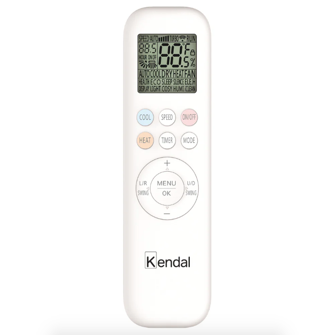 Aire Acondicionado Inverter Negro Black Mirror 12.000 btu/hr - Kendal