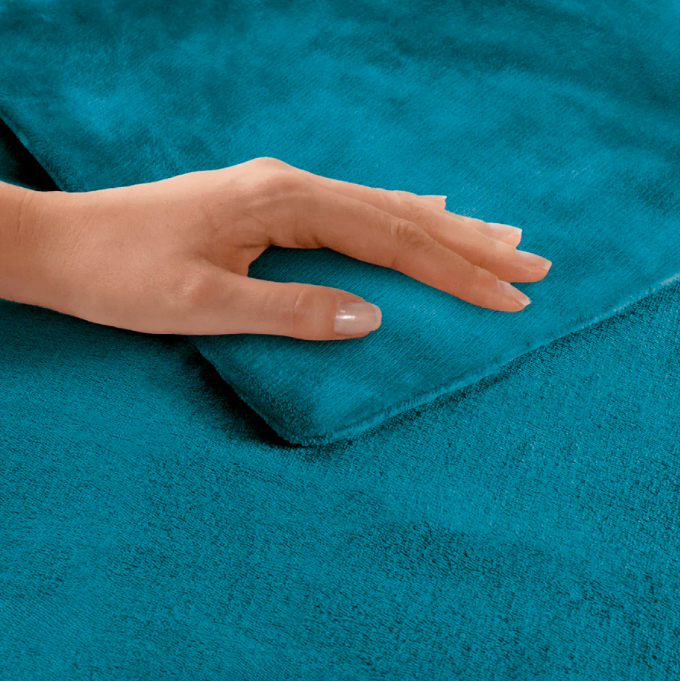Manta eléctrica Teal Blue Adapto 120X160 cm - Scaldasonno