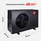 Bomba de calor / Calentador de Piscina Full Inverter Crosswind 48 m3 - Rheem