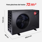 Bomba de calor / Calentador de Piscina Full Inverter Crosswind 72 m3 - Rheem