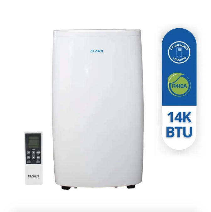 Aire Acondicionado Portátil 14.000 Btu (Frío y Calor) - Clark