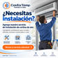 Servicio de instalación de cortinas de aire ConforTemp para locales y oficinas