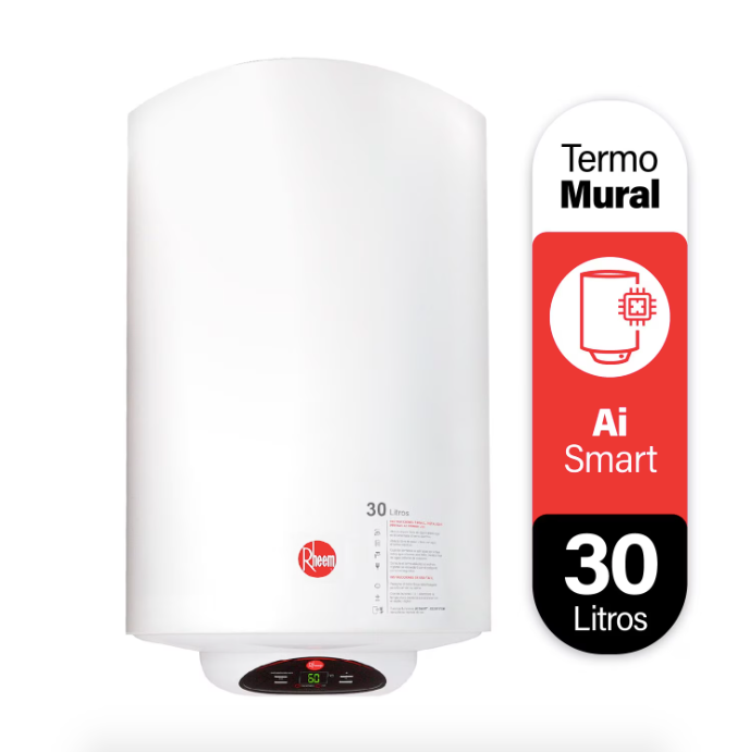 Termo Eléctrico 30 Litros Mural - Rheem