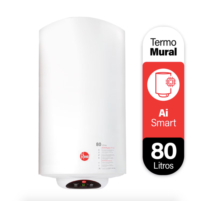 Termo Eléctrico 80 Litros Mural - Rheem