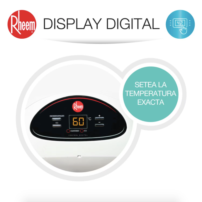 Termo Eléctrico 120 Litros Mural - Rheem