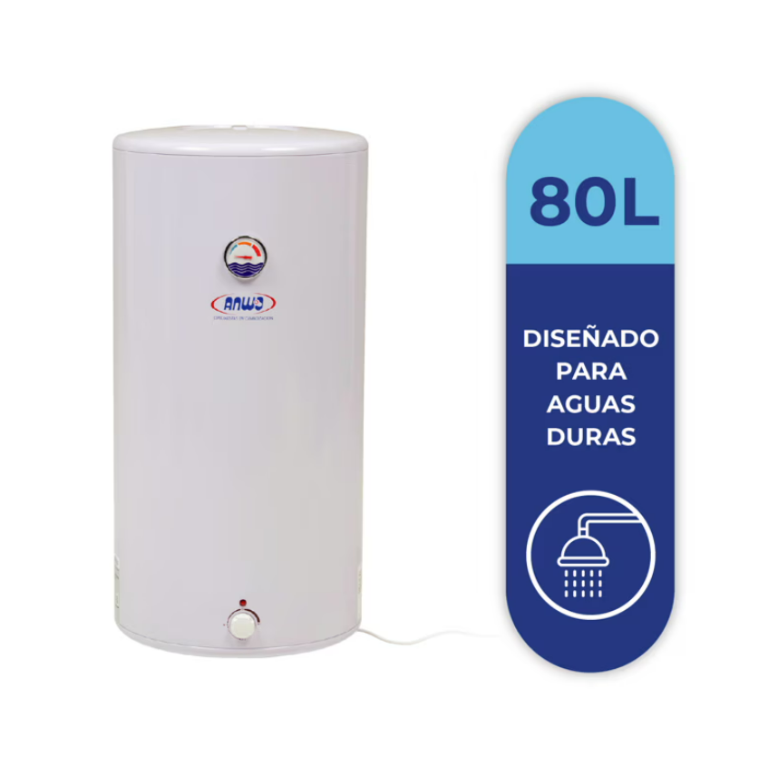 Termo Eléctrico Mural 80 Litros 1.7 KW 220V Anwo