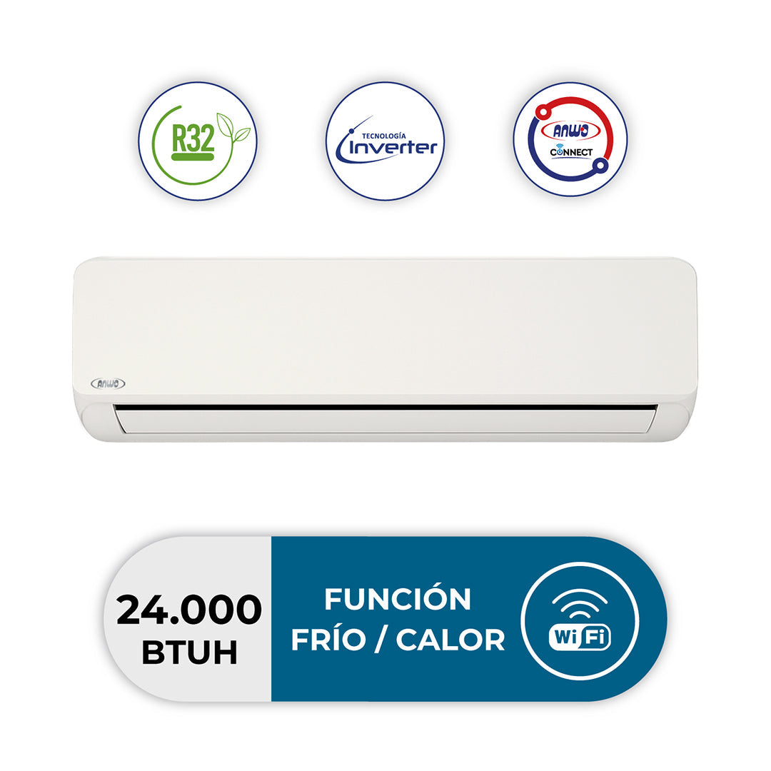 Aire acondicionado ANWO Ecoflow 24.000 BTU - imagen 1
