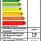 Aire acondicionado Cassette 8 vías Anwo 24.000 BTU - etiqueta energética