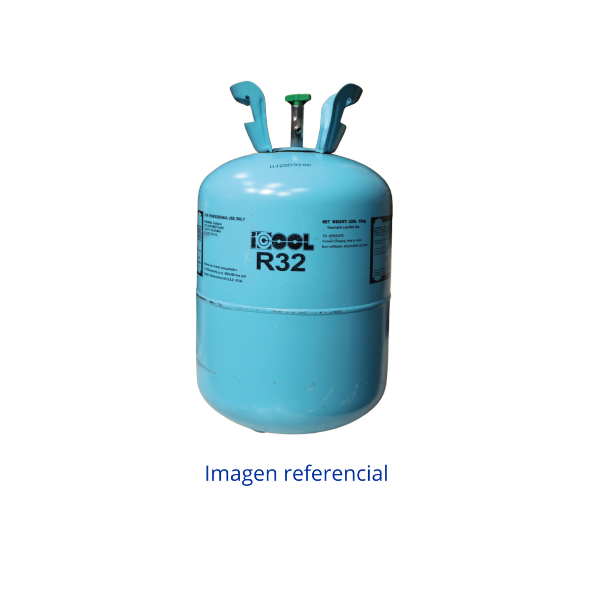 Bombona refrigerante R32 Clark 9 kg