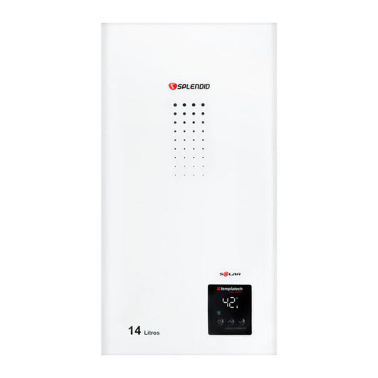 Calefont 14 Litros Tiro Natural Gas Natural Templatech Fullcontrol - Splendid