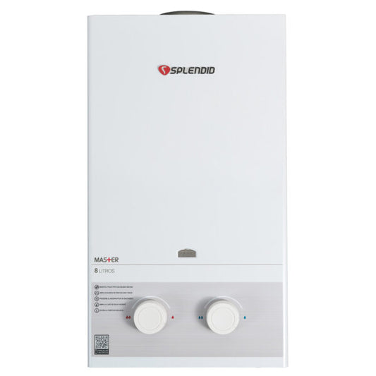 Calefont 8 Litros Tiro Natural Gas Licuado Master - Splendid