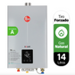 Calefont 14 Litros Tiraje Forzado Gas Natural - Rheem